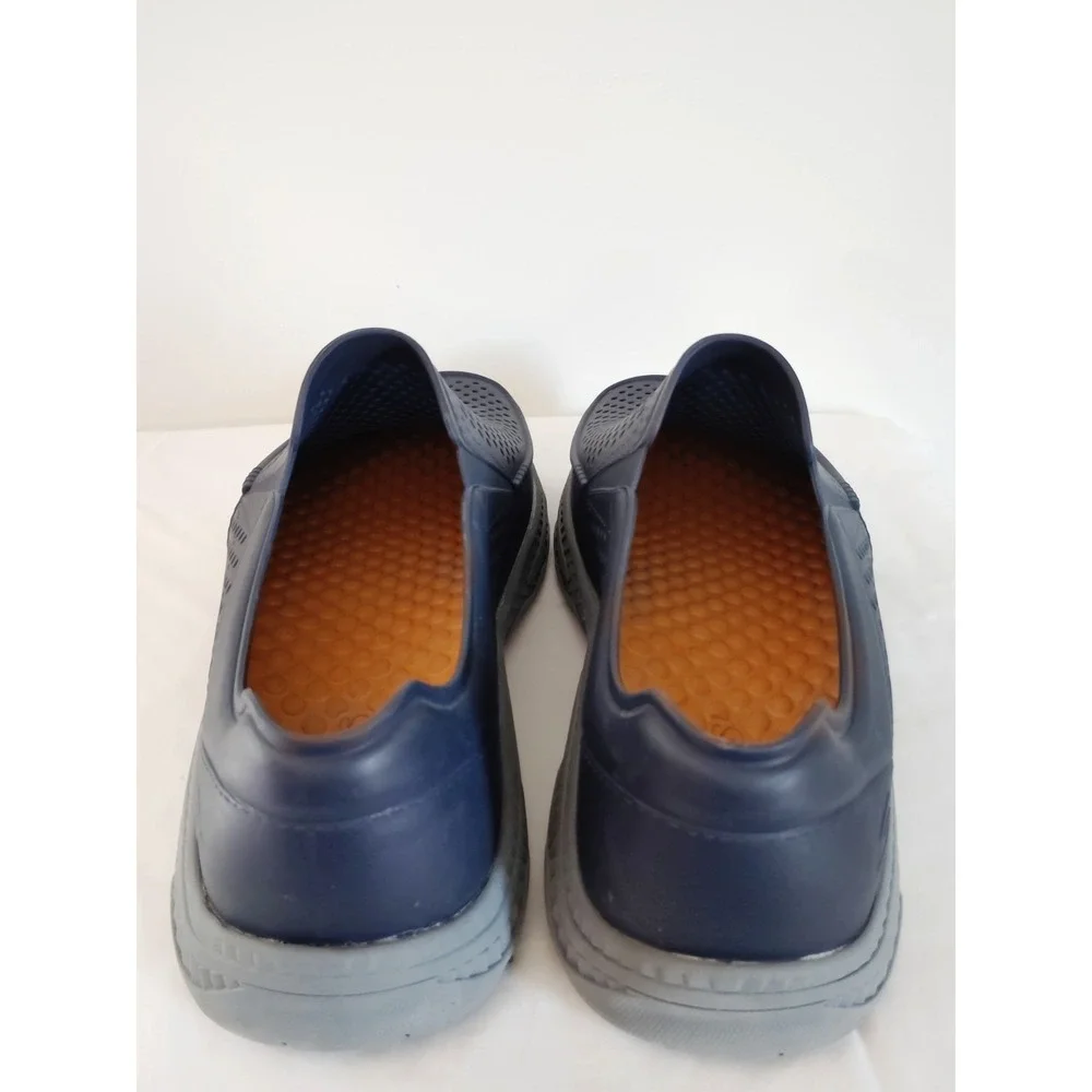Skechers Men 13 Navy Foamies Perforated‎ Slip-On Water Sport Comfort Beach Shoes